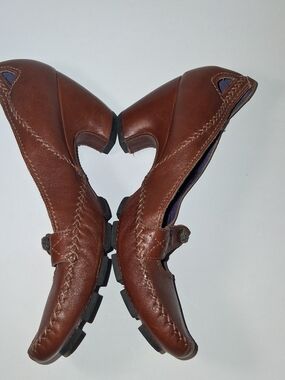 Indigo by Clarks Women's Brown Leather Heels, Like New, Womens Size 8.5 M